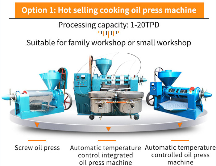 Option1:Máy ép dầu ăn bán chạy